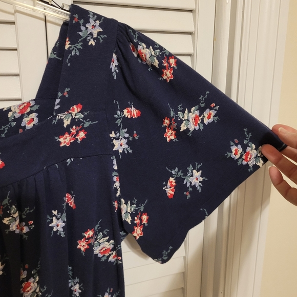 Lucky Brand Women's L Floral Squareneck Top - Picture 5 of 8